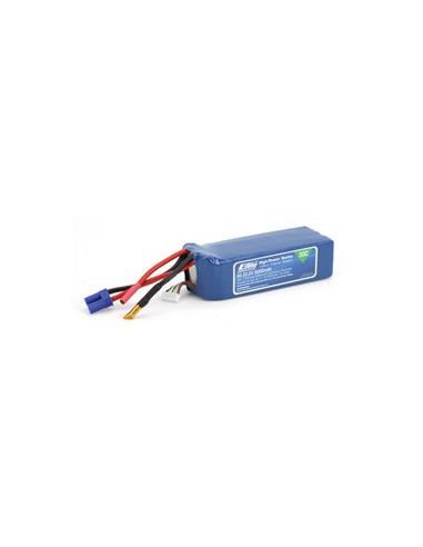 Lipo 5000mAh 6S 22.2V 30C LiPo, 10AWG EC5 E-flite