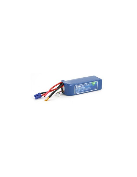 Lipo 5000mAh 6S 22.2V 30C LiPo, 10AWG EC5 E-flite