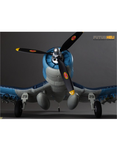 F4U Corsair 750mm Bleu PNP Derbee DB001PB
