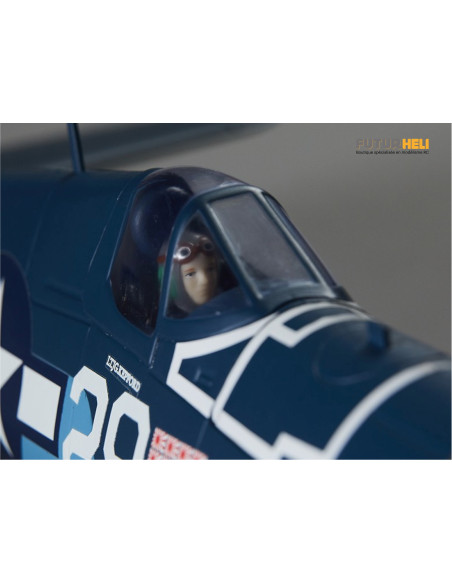 F4U Corsair 750mm Bleu PNP Derbee DB001PB