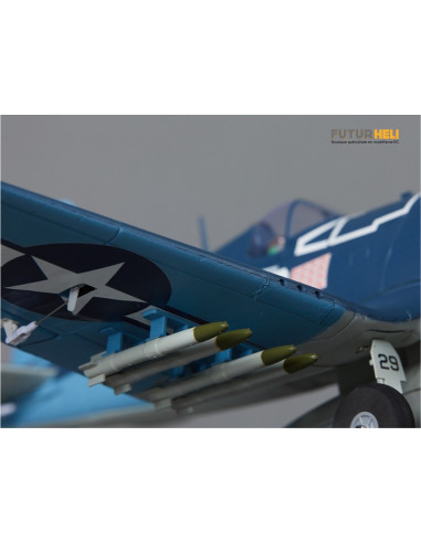 F4U Corsair 750mm Bleu PNP Derbee DB001PB