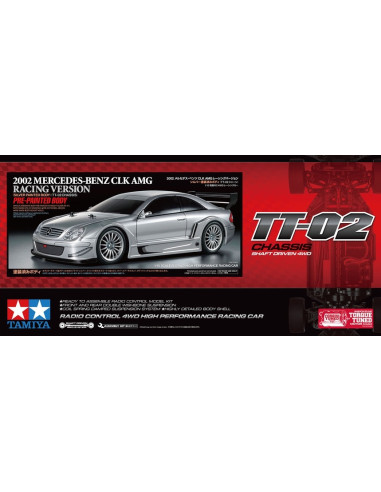 Tamiya Mercedes CLK AMG Châssis TT-02