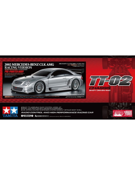 Tamiya Mercedes CLK AMG Châssis TT-02