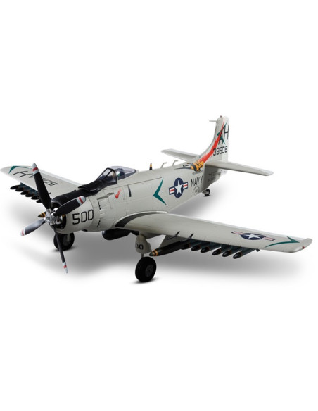 Warbird A1 Skyraider 800 mm gris PNP Derbee