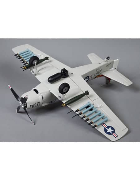 Warbird A1 Skyraider 800 mm gris PNP Derbee