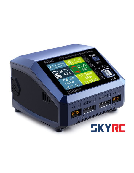 SkyRC Chargeur Neo Duo D100 AC/DC 2x100w