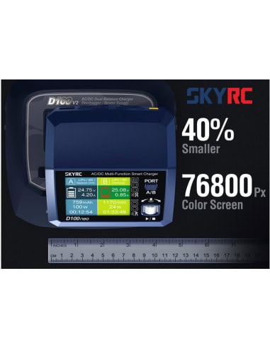 SkyRC Chargeur Neo Duo D100 AC/DC 2x100w