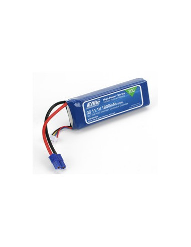 Lipo 1800 mAh 3S 11.1v 30C E-flite