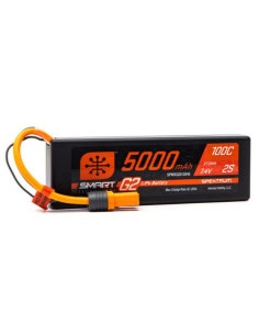 Batterie lipo 5000 mAh 2S G2 100c HardCase Prise IC5