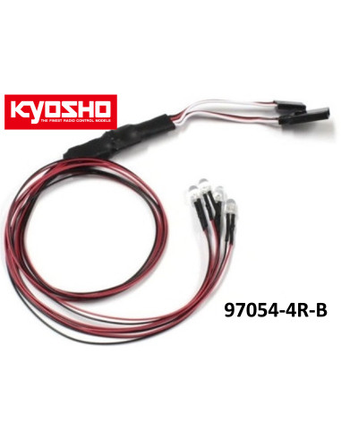 Eclairage voiture led  5mm longueur 400mm Kyosho 97054-4R-C