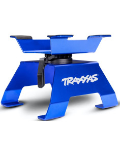 Traxxas Stand de réparation tournant 360º 1/8-1/10 ème bleu 8796-BLEU