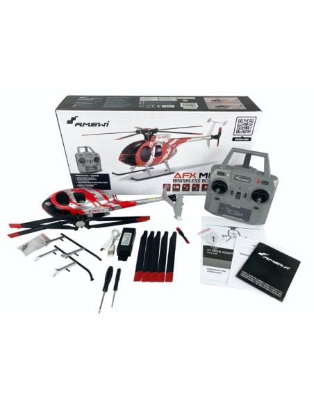 Helicoptère MD500E Brushless 320mm Complet