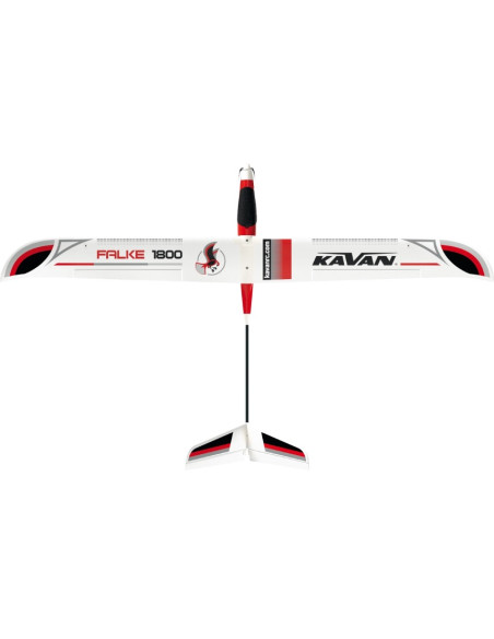 Kavan Falke 1800mm PNP rouge +Mot+Serv+Esc
