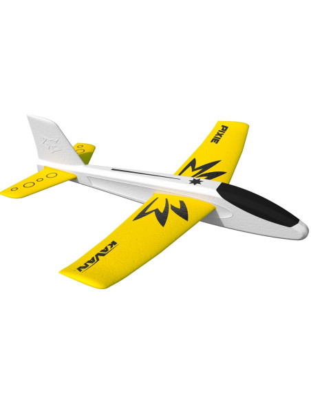 Kavan Pixie planeur Lancé main Blanc/Jaune 515mm