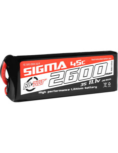 Lipo 2600 mAh 3S 11,1v 45C prise XT60