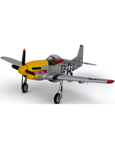P-51D Mustang: modèle ultra-micro avec technologie avancée et performances exceptionnelles