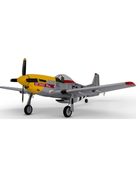 P-51D Mustang: modèle ultra-micro avec technologie avancée et performances exceptionnelles