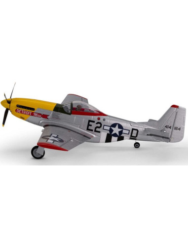 P-51D Mustang: modèle ultra-micro avec technologie avancée et performances exceptionnelles