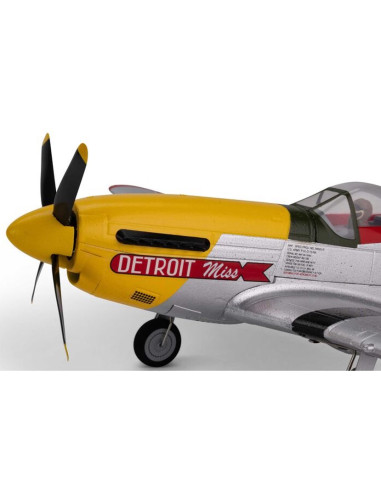 P-51D Mustang: modèle ultra-micro avec technologie avancée et performances exceptionnelles