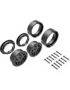 Traxxas 9781 jantes 1,0",Race Wheels® 105 Beadlock (noir, à verrouillage) x2.