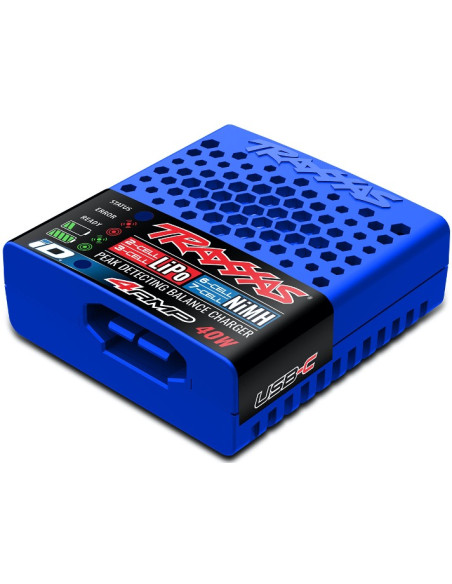 Chargeur Traxxas EZ-PEAK 2985. Charge rapide multi-technologie 4A.