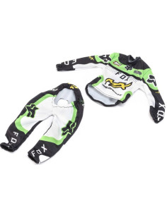 Promoto MX pantalon / Maillot pilote vert jaune LOS260010