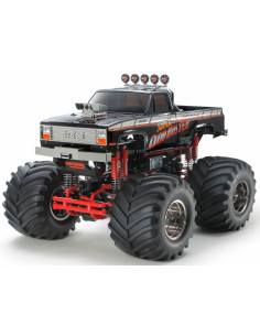 Tamiya Super Clod Buster: Black Edition, 2 moteurs, 4WS, virages faciles