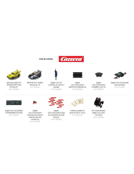 Carerra Circuit Digital 132 GT Race battle L7.30 Ref CA30011