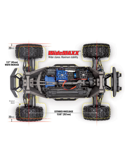 89086-4 Maxx widemaxx 4WD brushless