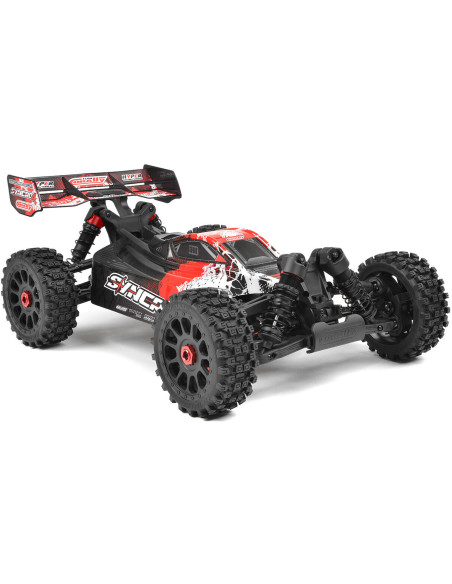 Découvrez le Team Corally Syncro4 : le buggy ultime 1:8 pour les amateurs de sensations fortes, prêt à conquérir tous les terrai