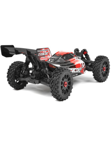 Découvrez le Team Corally Syncro4 : le buggy ultime 1:8 pour les amateurs de sensations fortes, prêt à conquérir tous les terrai