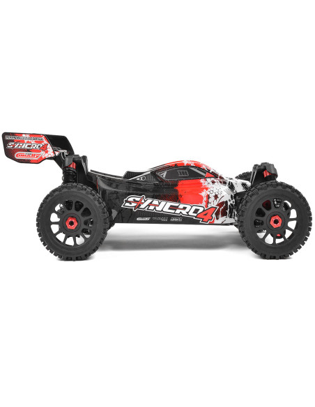 Découvrez le Team Corally Syncro4 : le buggy ultime 1:8 pour les amateurs de sensations fortes, prêt à conquérir tous les terrai