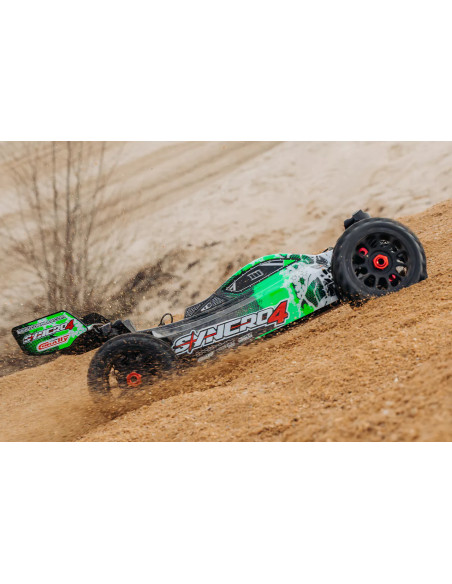 Découvrez le Team Corally Syncro4 : le buggy ultime 1:8 pour les amateurs de sensations fortes, prêt à conquérir tous les terrai