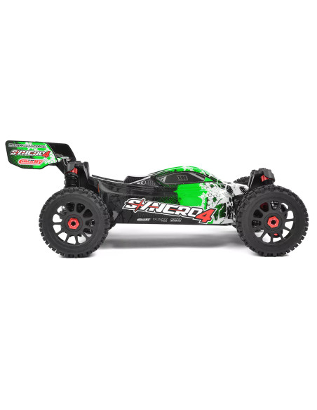 Découvrez le Team Corally Syncro4 : le buggy ultime 1:8 pour les amateurs de sensations fortes, prêt à conquérir tous les terrai