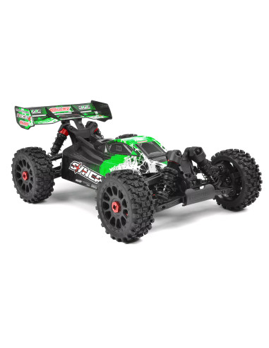 Découvrez le Team Corally Syncro4 : le buggy ultime 1:8 pour les amateurs de sensations fortes, prêt à conquérir tous les terrai