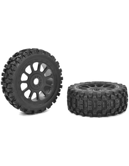 Roues buggy 1/8 tout terrain Scorpion XTB (x2) Team Corally C-00180-1006