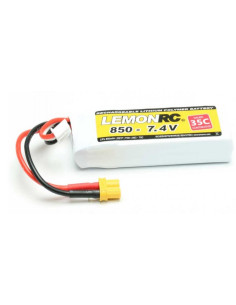 batterie Lipo 850 Mah 7,4v 2S 35C prise XT30