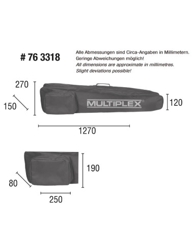 Sac a dos pour planeur multiplex 763318 planeur rando