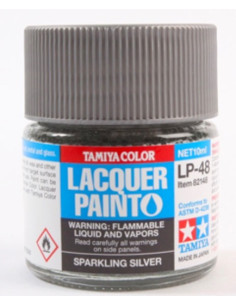 LP48 Argent Sparkling Tamiya peinture 10 ml ref 82148 2