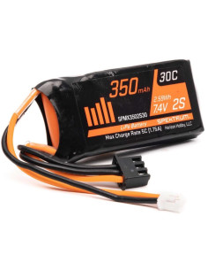 Batterie lipo 350 Mah 2S 30c prise Ultra-Micro