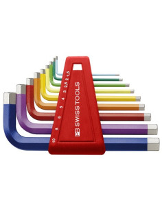 Clé BTR PB Swiss tools color 9 pièces de 1.5mm à 10 mm