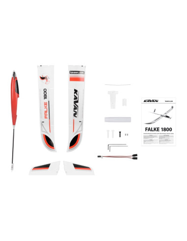 Kavan Falke 1800mm PNP bleu +Mot+Serv+Esc