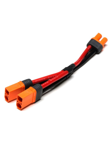 Cordon parallèle IC5 en Y fils de 15cm