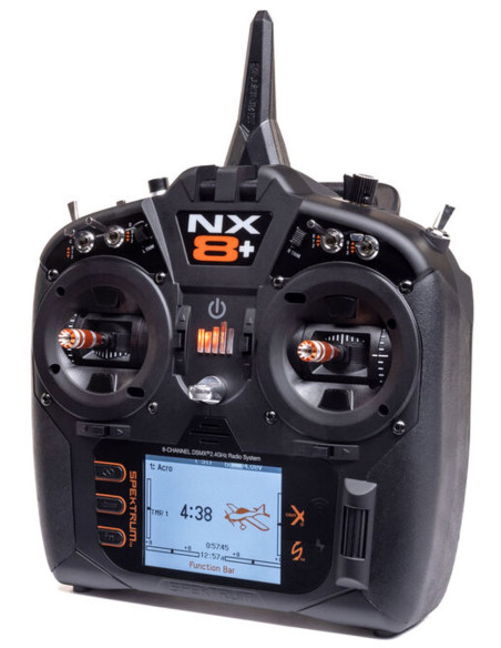 Radio NX8+ 20 canaux sans récepteur Spektrum
