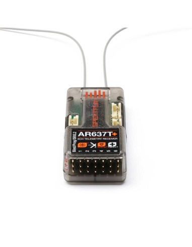 nouveau Spektrum récepteur AR637T AS3X + télémétrie 6 canaux DSMX