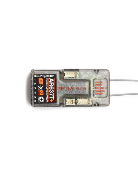 nouveau Spektrum récepteur AR637T AS3X + télémétrie 6 canaux DSMX