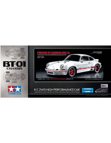 Porsche 911 Carrera RSR 2.8 Châssis BT-01 Tamiya 58740