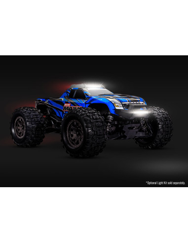 Mini Maxx 4x4 1/10, 50 km/h, complet, long débattement, prêt pour bashing.