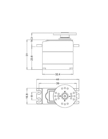 Servo Hitec HS-225MG