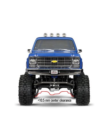 Essieux complets Av et Ar réduction 2,56:1 TRX-4M Traxxas 9843R